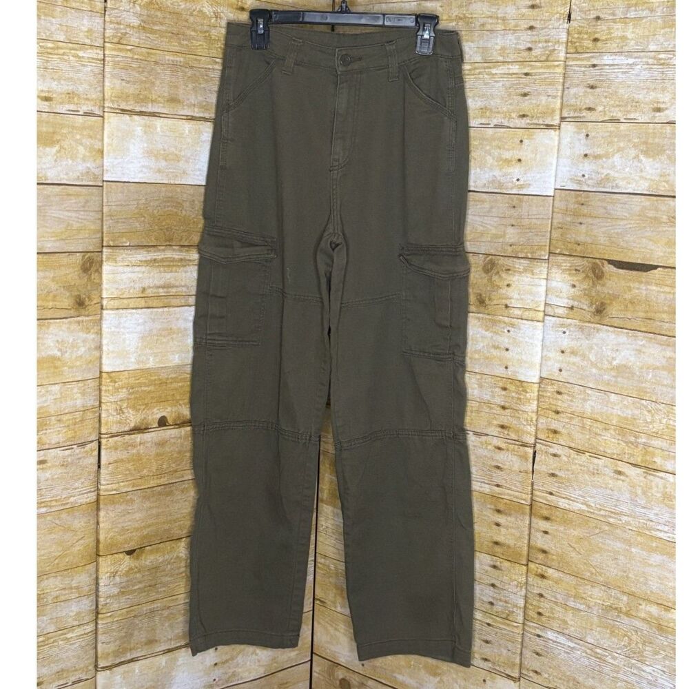 DIVIDED BY H&M HIGH RISE CLASSIC EVERYDAY WEAR STYLISH DENIM CARGO PANTS SZ. 4R